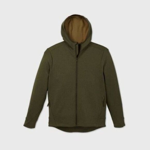All in Motion Men's Tech Fleece Full Zip Hoodie Sz S - Picture 3 of 7